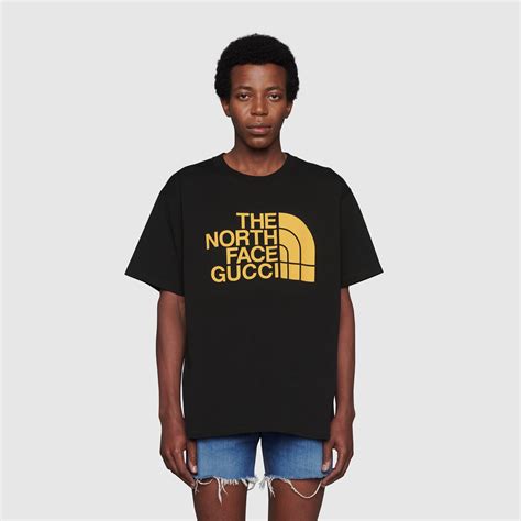 the north face x gucci oversize t-shirt|north face gucci full collection.